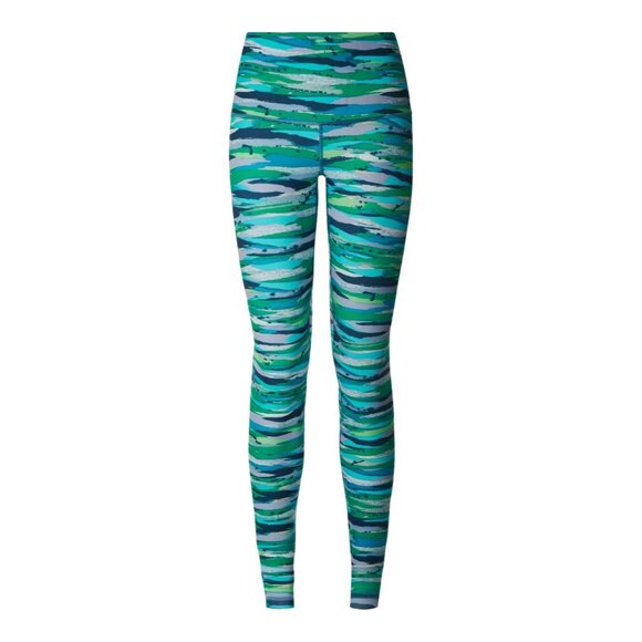 Lululemon Womens Blue Green Seven Wonders Wunder Under High Rise Legging 6 - Picture 4 of 11